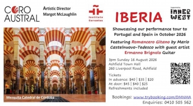 CORO AUSTRAL presents IBERIA